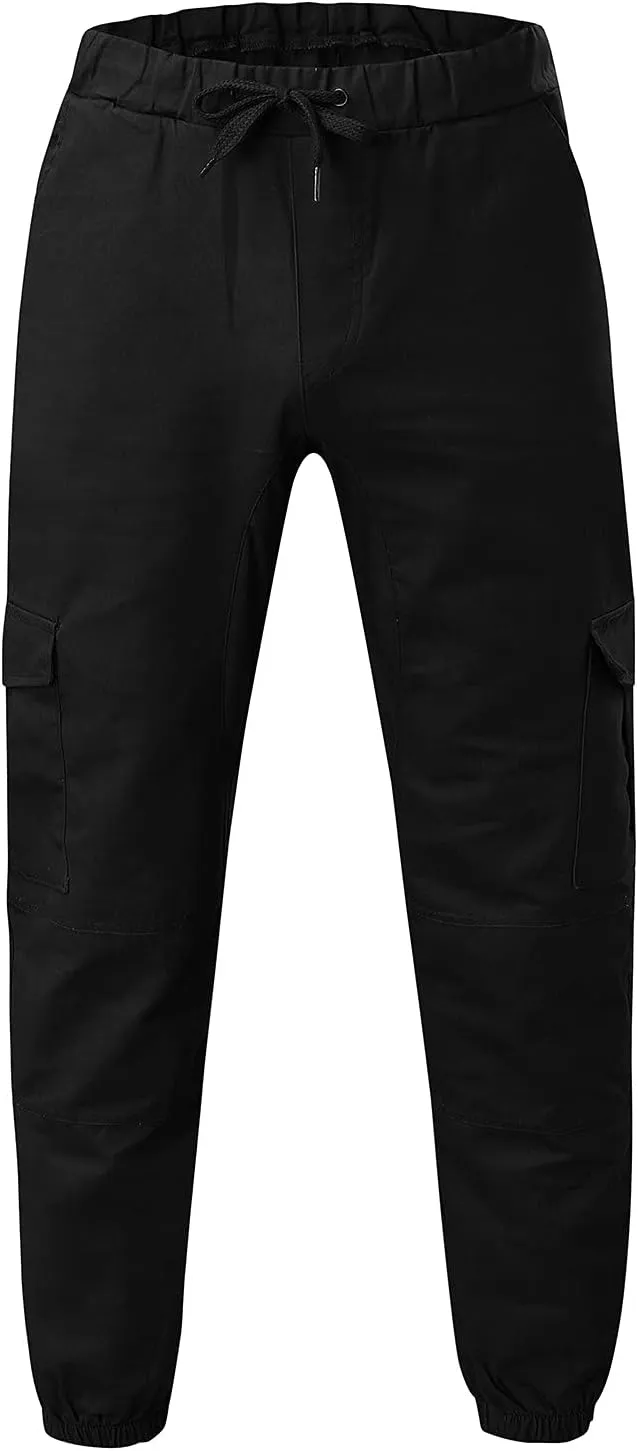 Cargo Sweatpants for Men Big and Tall with Pockets Cargo Pants for Men Lightweight Tactical Pants Hiking Cargo Pants
