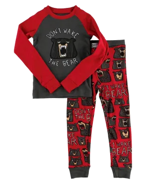 Don't Wake the Bear Kids Pajama Set