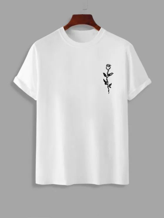 Eagle Printed T-Shirt And Cargo Pants