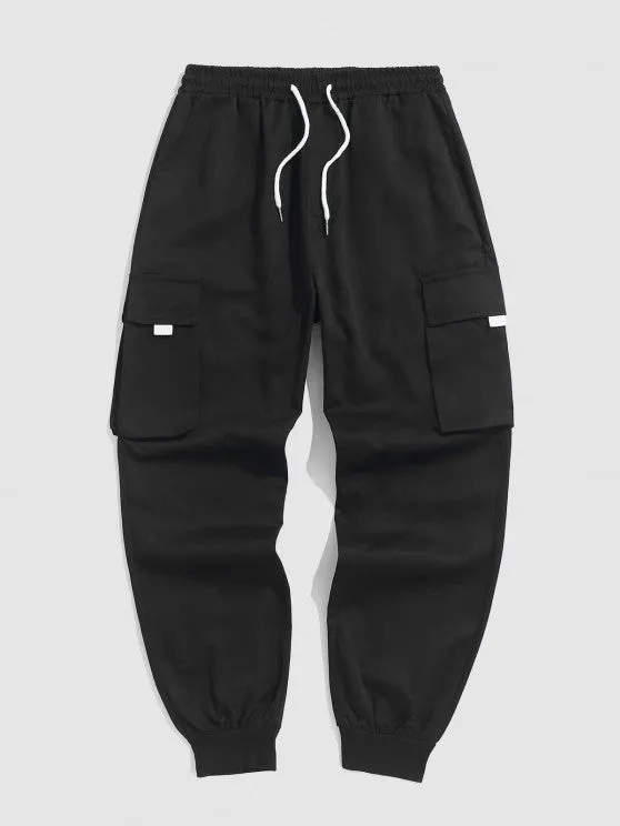 Eagle Printed T-Shirt And Cargo Pants