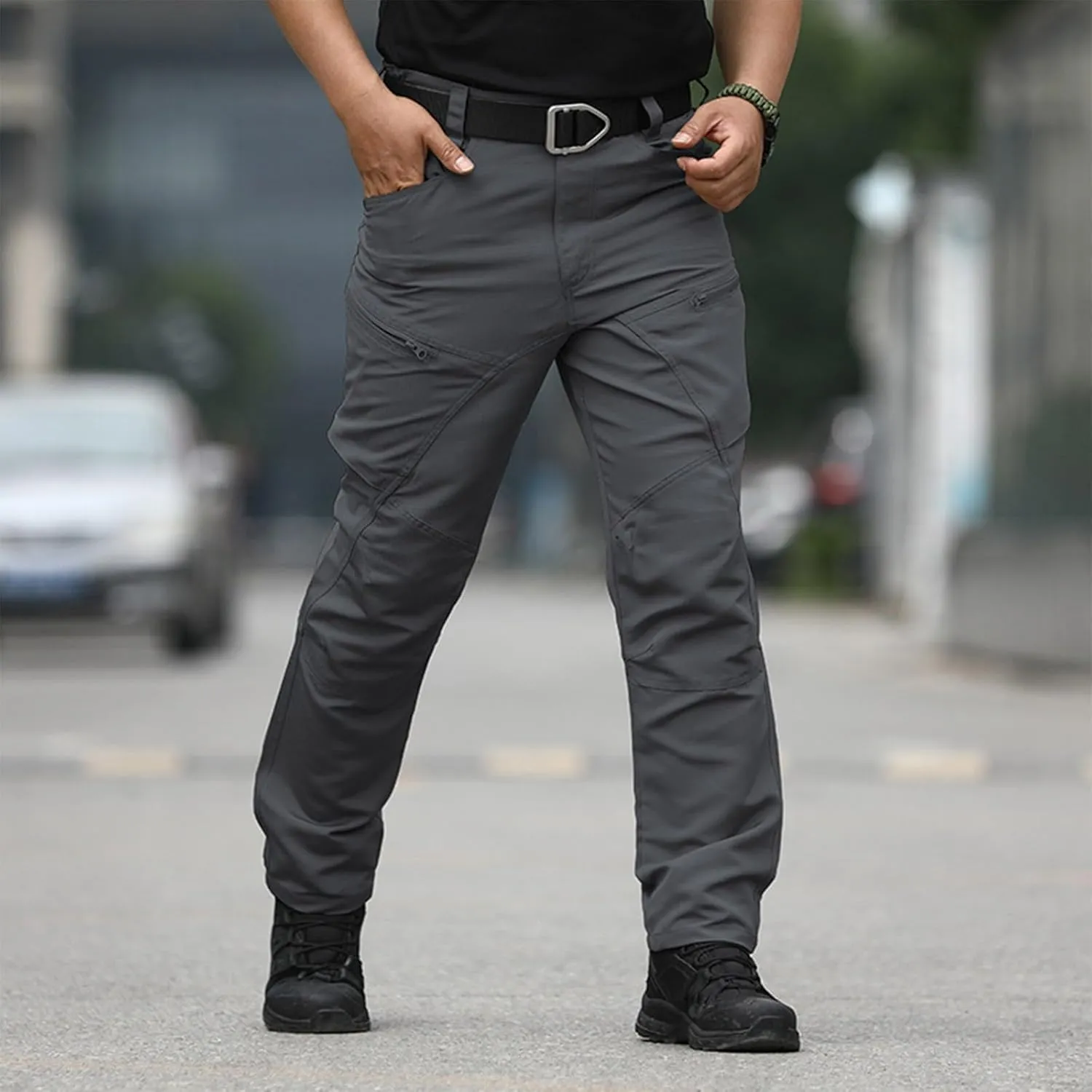 Men's Work Pants Construction Tactic Hiking Waterproof Mencomfy Cargo Pants Carpenter Trousers with Pockets