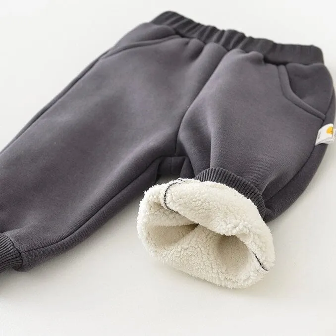 Question Mark Plush Sweatshirt & Jogger Set