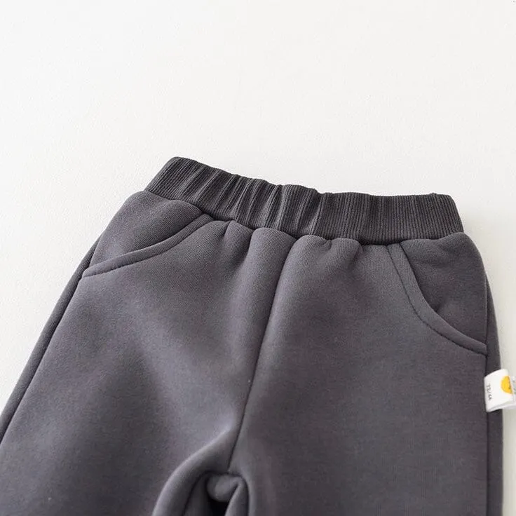 Question Mark Plush Sweatshirt & Jogger Set
