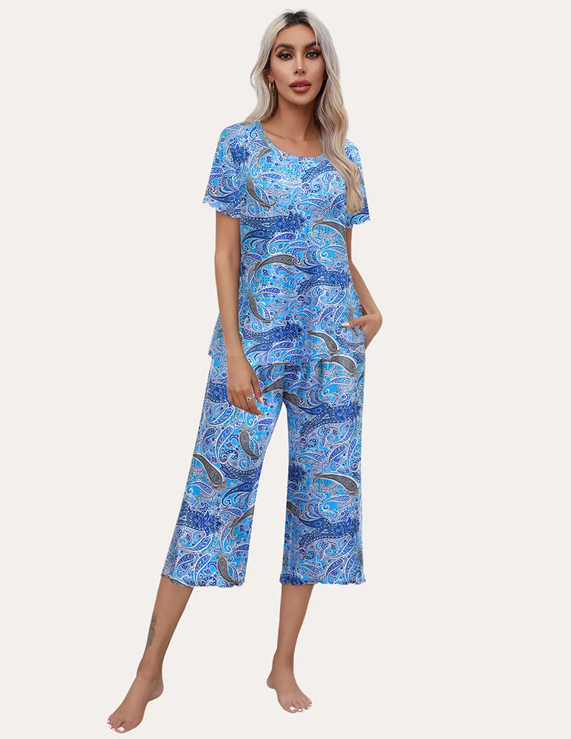 Soft Capri Pants Pajamas Set (US Only)