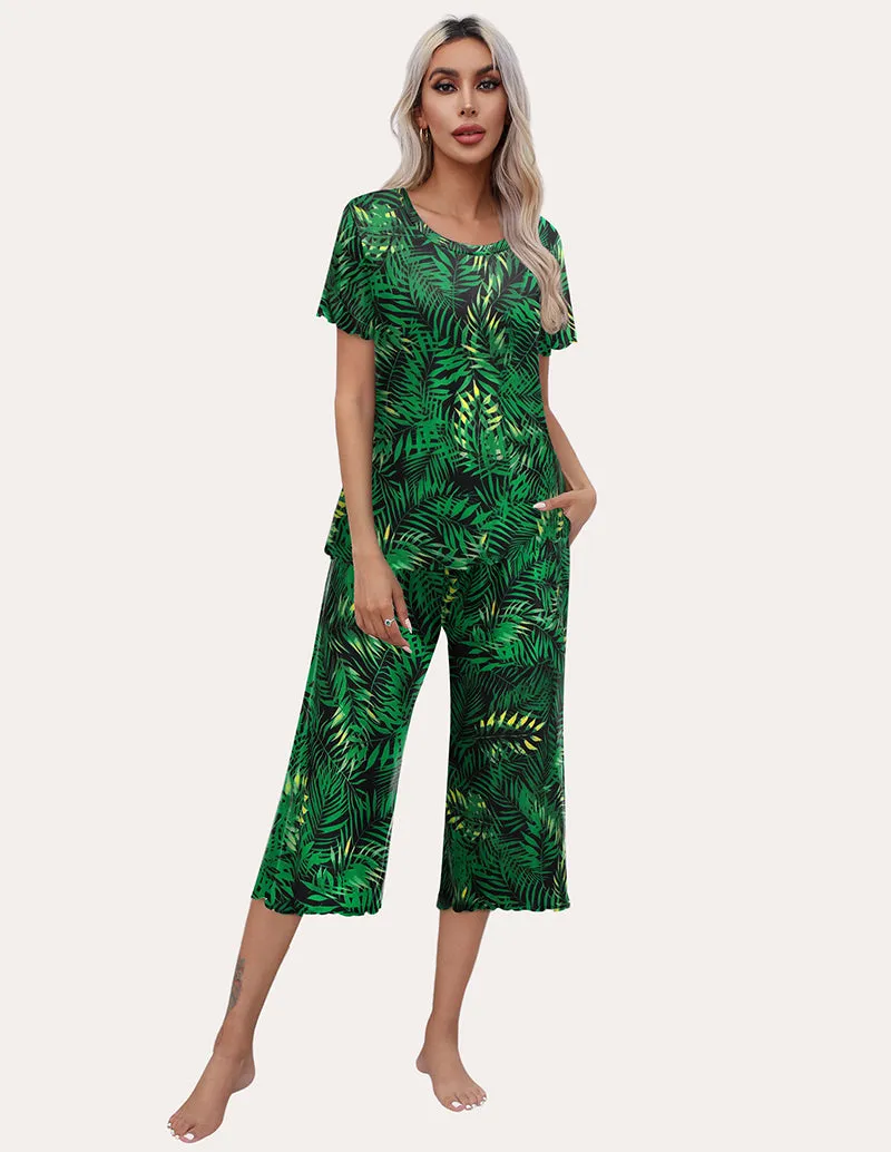 Soft Capri Pants Pajamas Set (US Only)