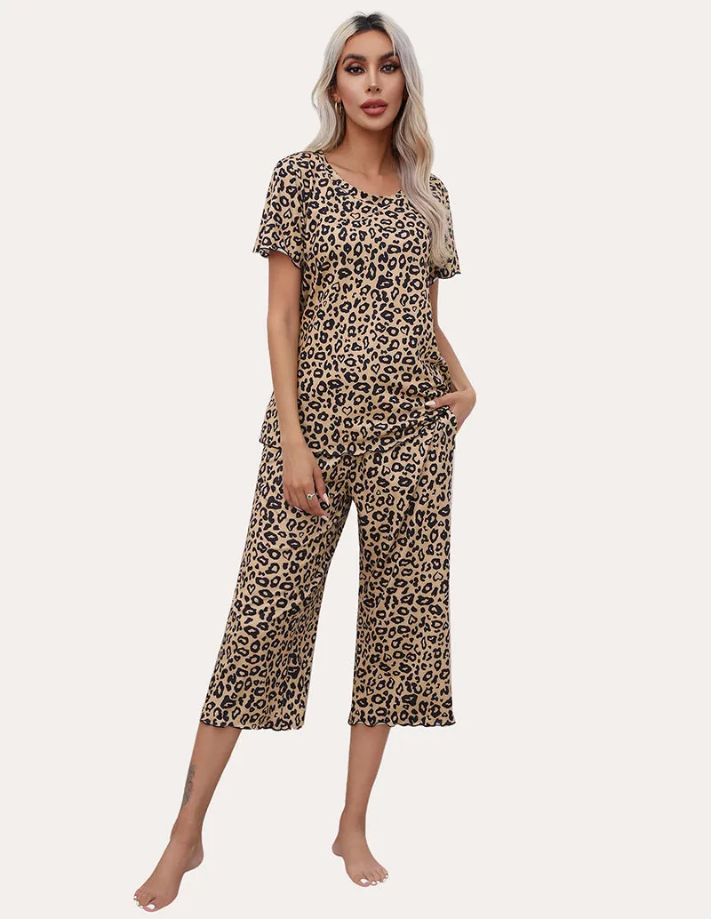 Soft Capri Pants Pajamas Set (US Only)