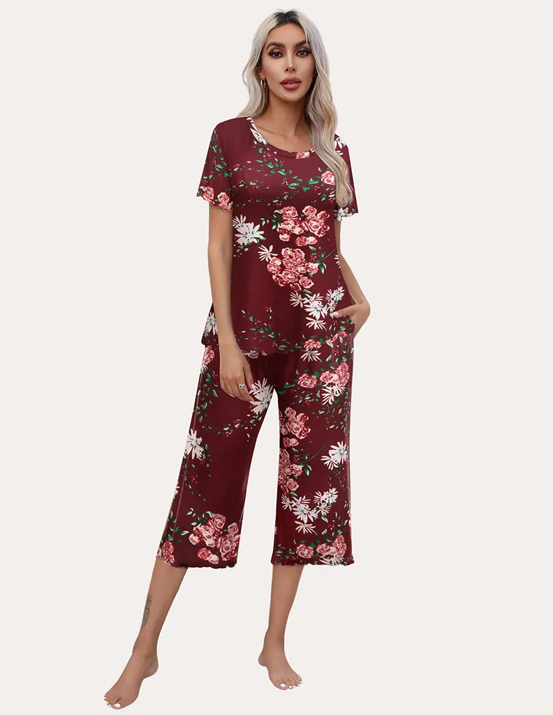 Soft Capri Pants Pajamas Set (US Only)