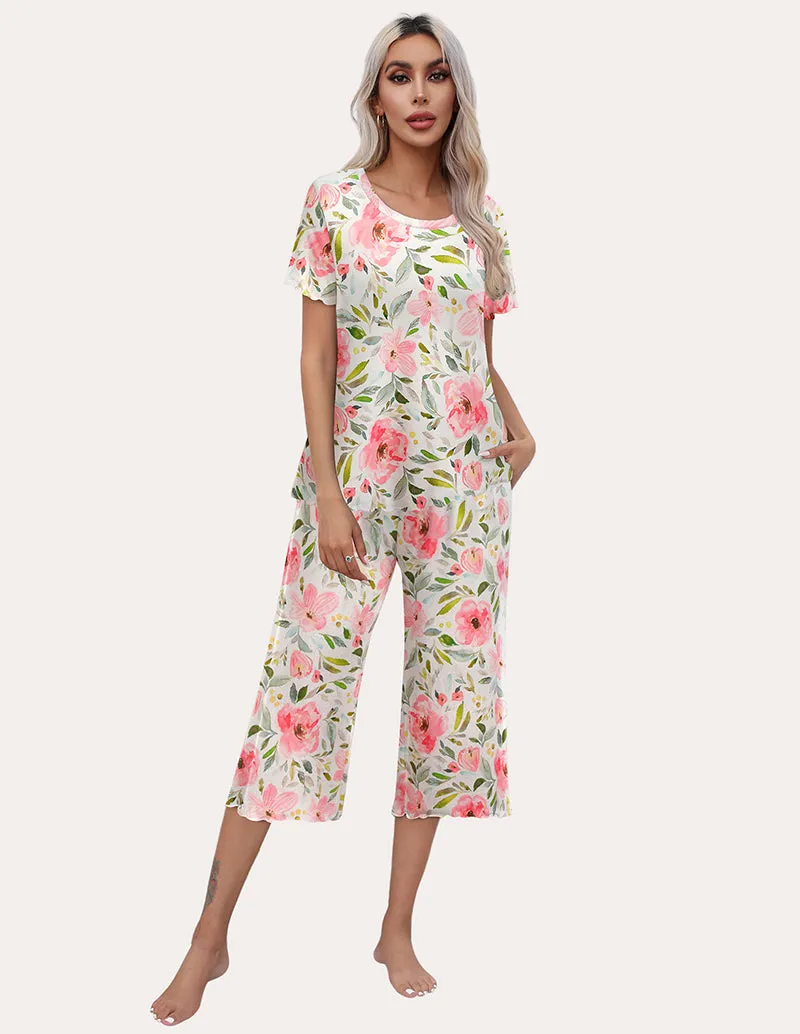 Soft Capri Pants Pajamas Set (US Only)