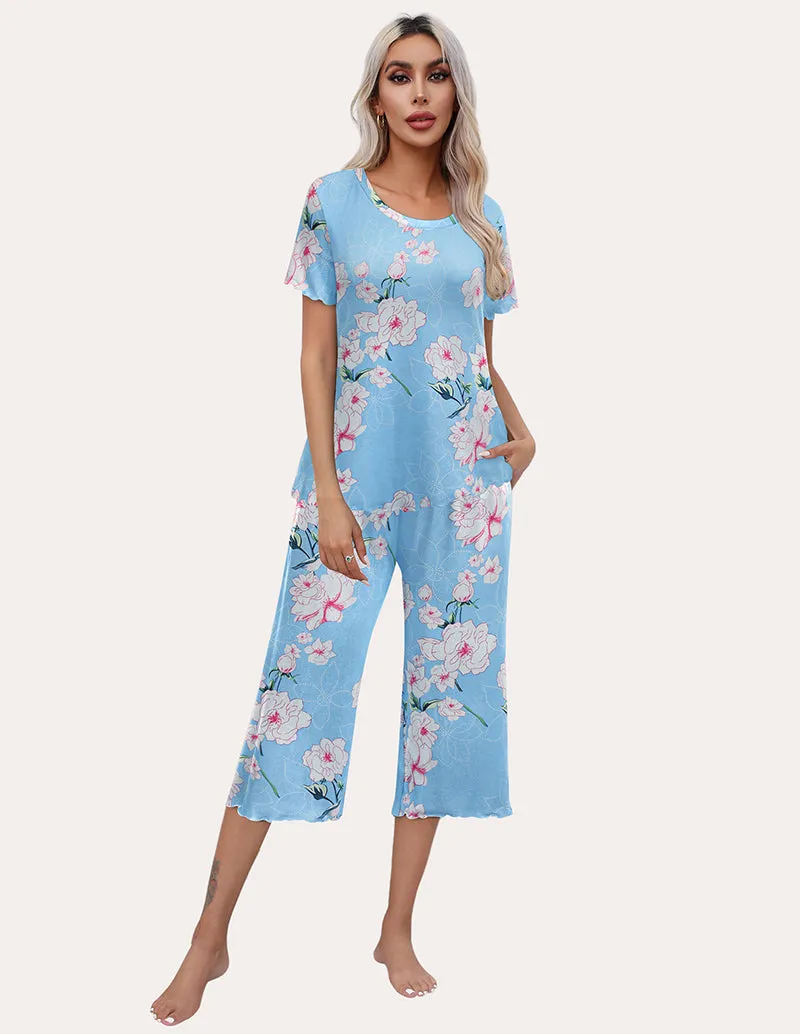Soft Capri Pants Pajamas Set (US Only)