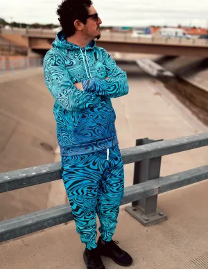 Swirls Collection - Electric Nightfall Hoodie & Joggers SET