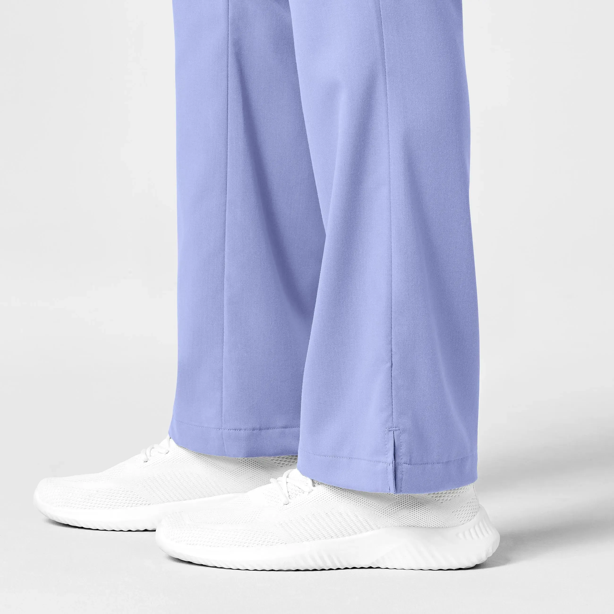 Wink Women's Moderate Flare Leg Cargo Scrub Pant - Ceil Blue